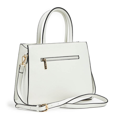 Verde Γυναικεία Τσάντα Χειρός 16-6699 Λευκό